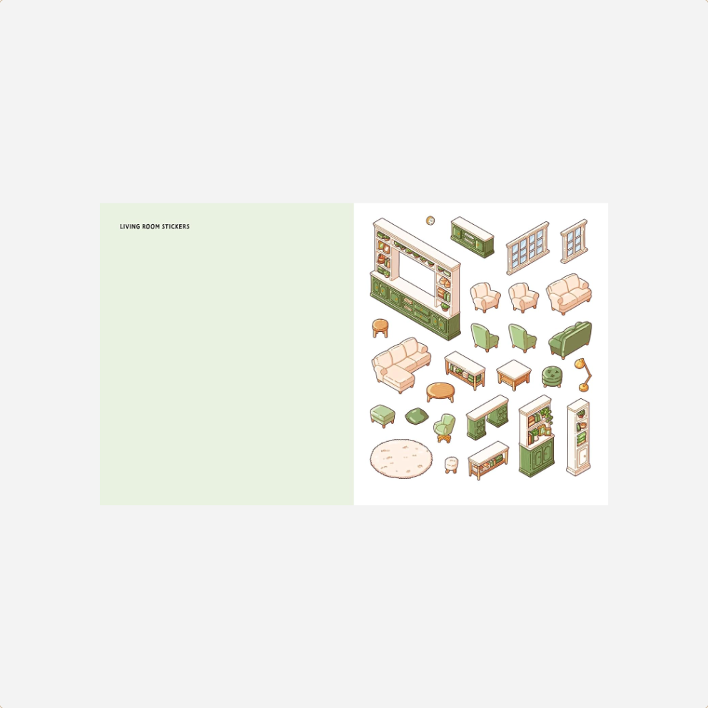 Knyga. Cute'n'Cozy Sticker Therapy