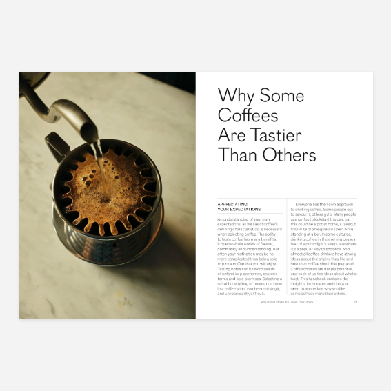 Knyga. The Coffee Tasting Handbook