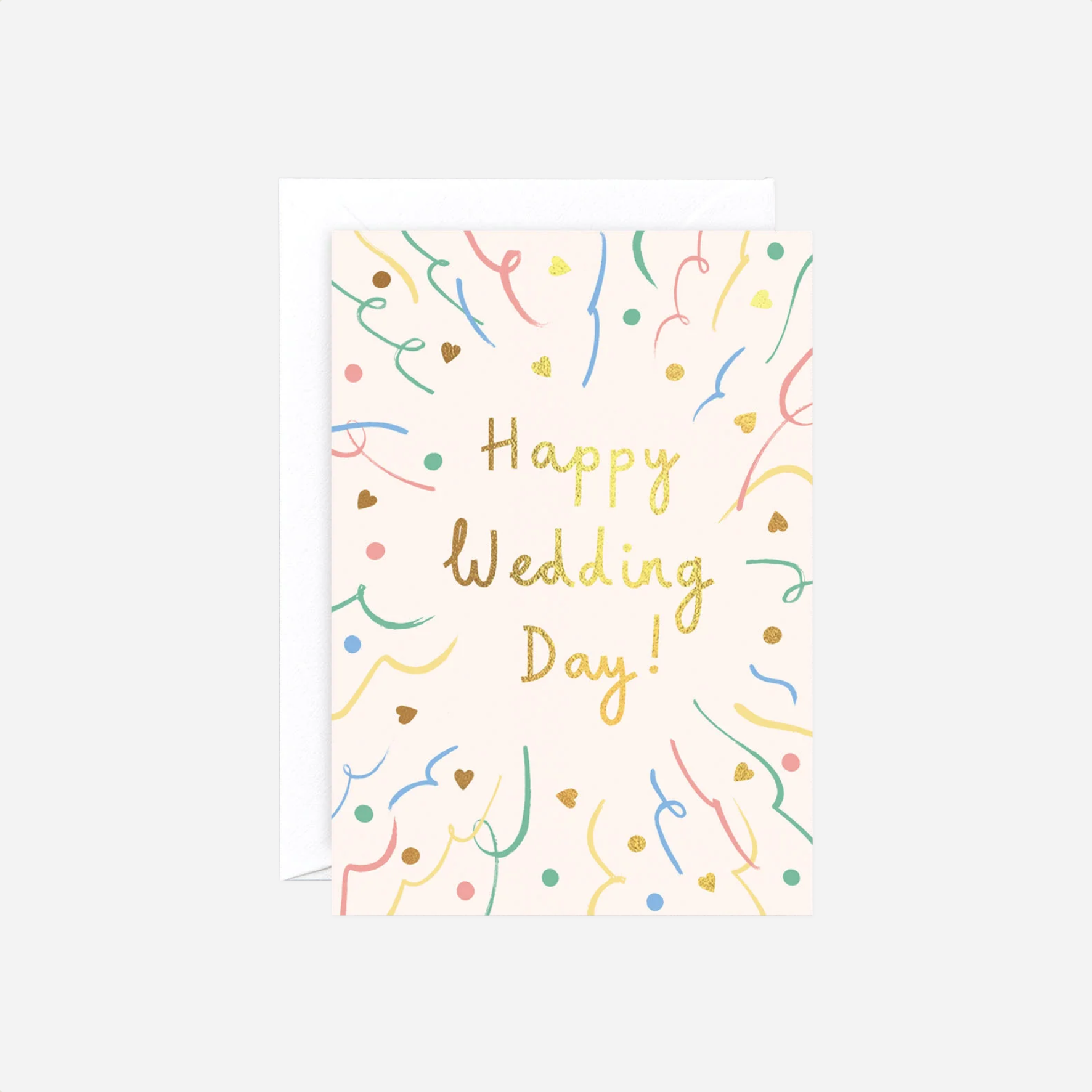 Atvirukas. Happy Wedding Day!