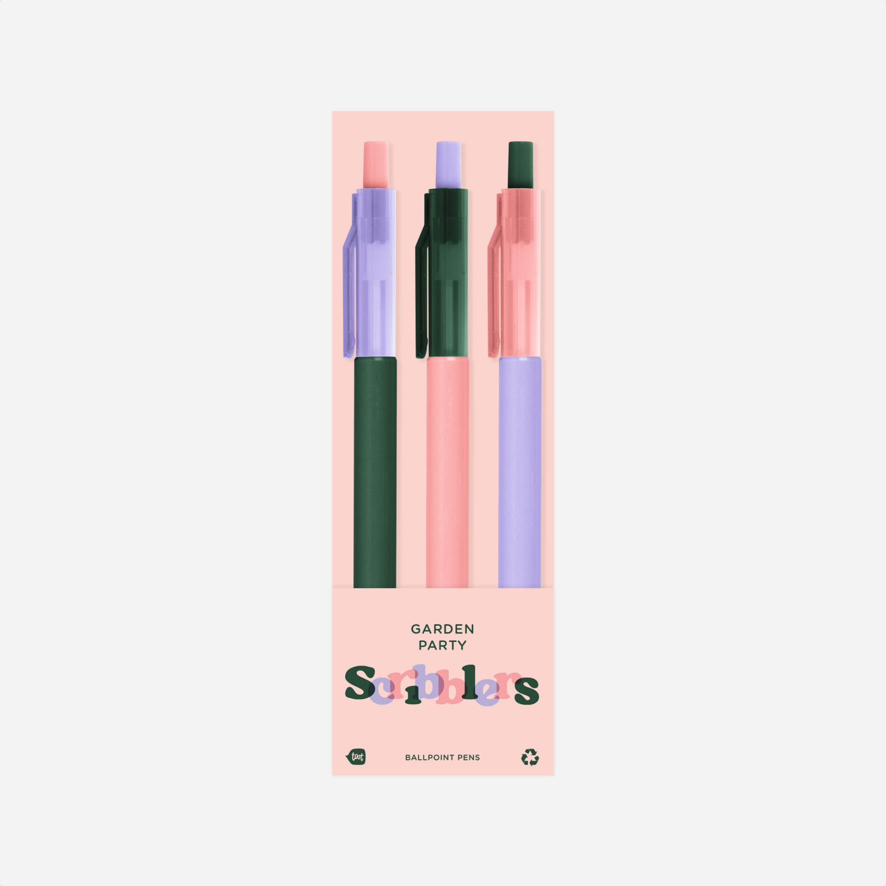 Rašiklių rinkinys. Scribblers Ballpoint Pens [3Pack]
