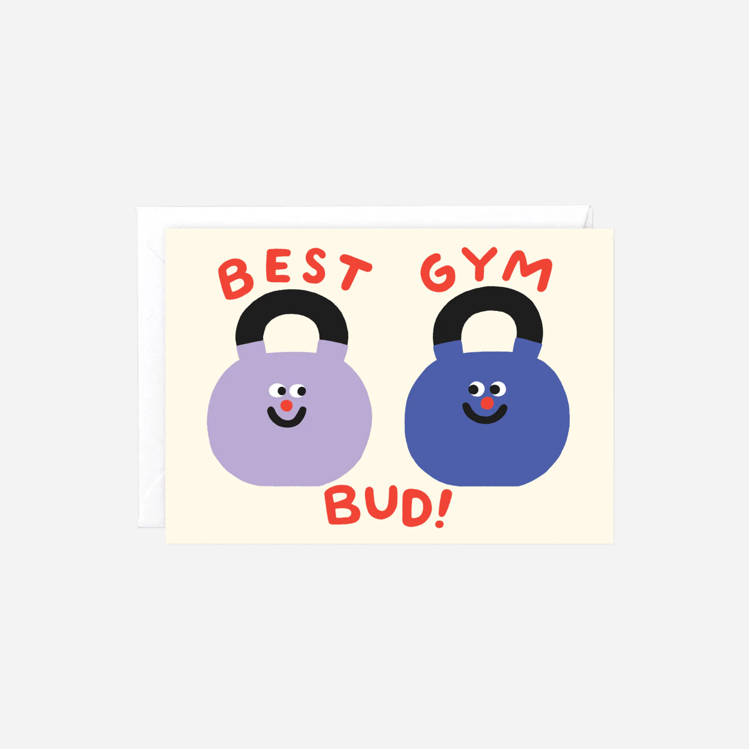 Atvirukas. Best Gym Bud!