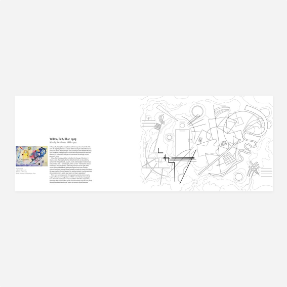Knyga. Art Studio: Great Paintings to Colour In