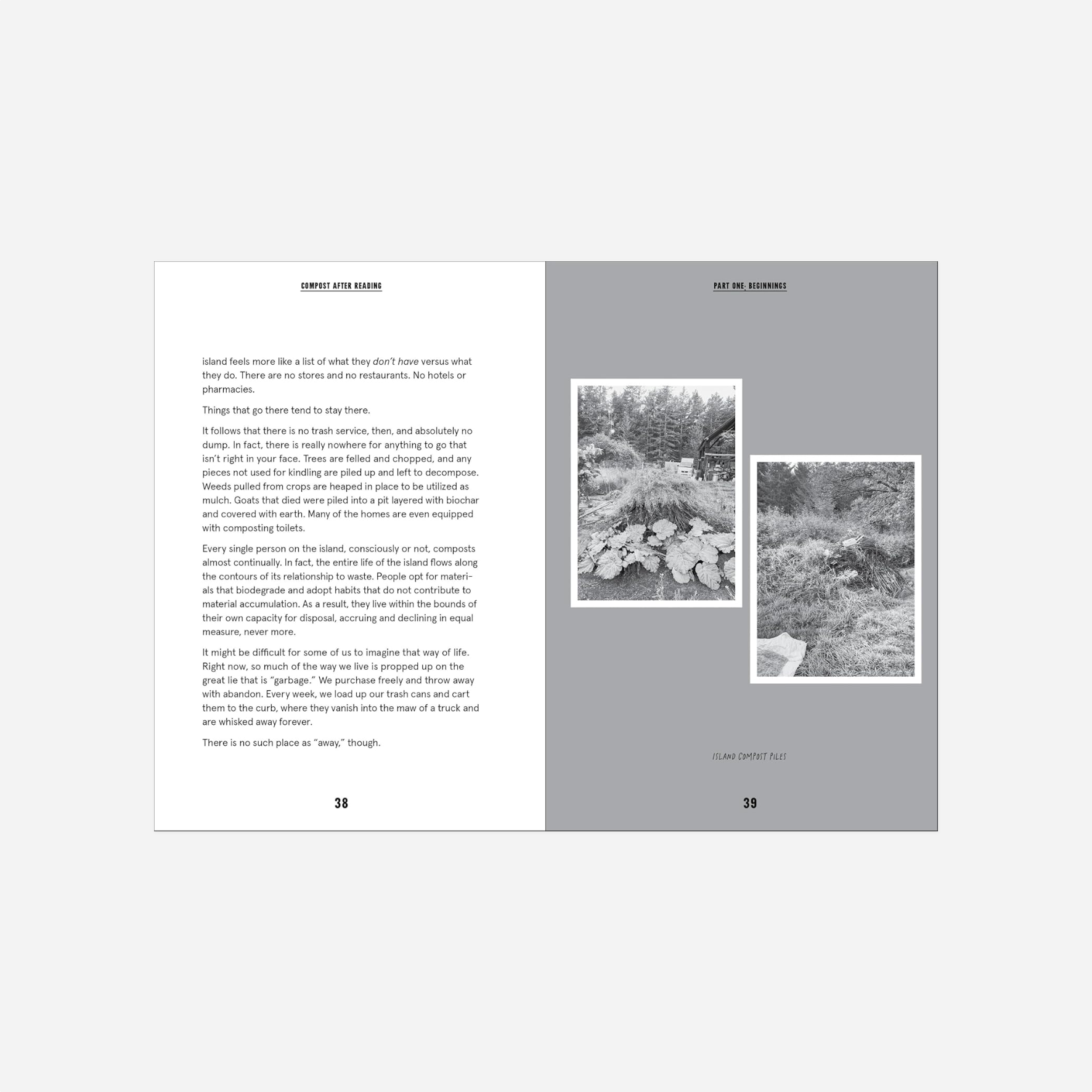 Knyga. Compost after Reading