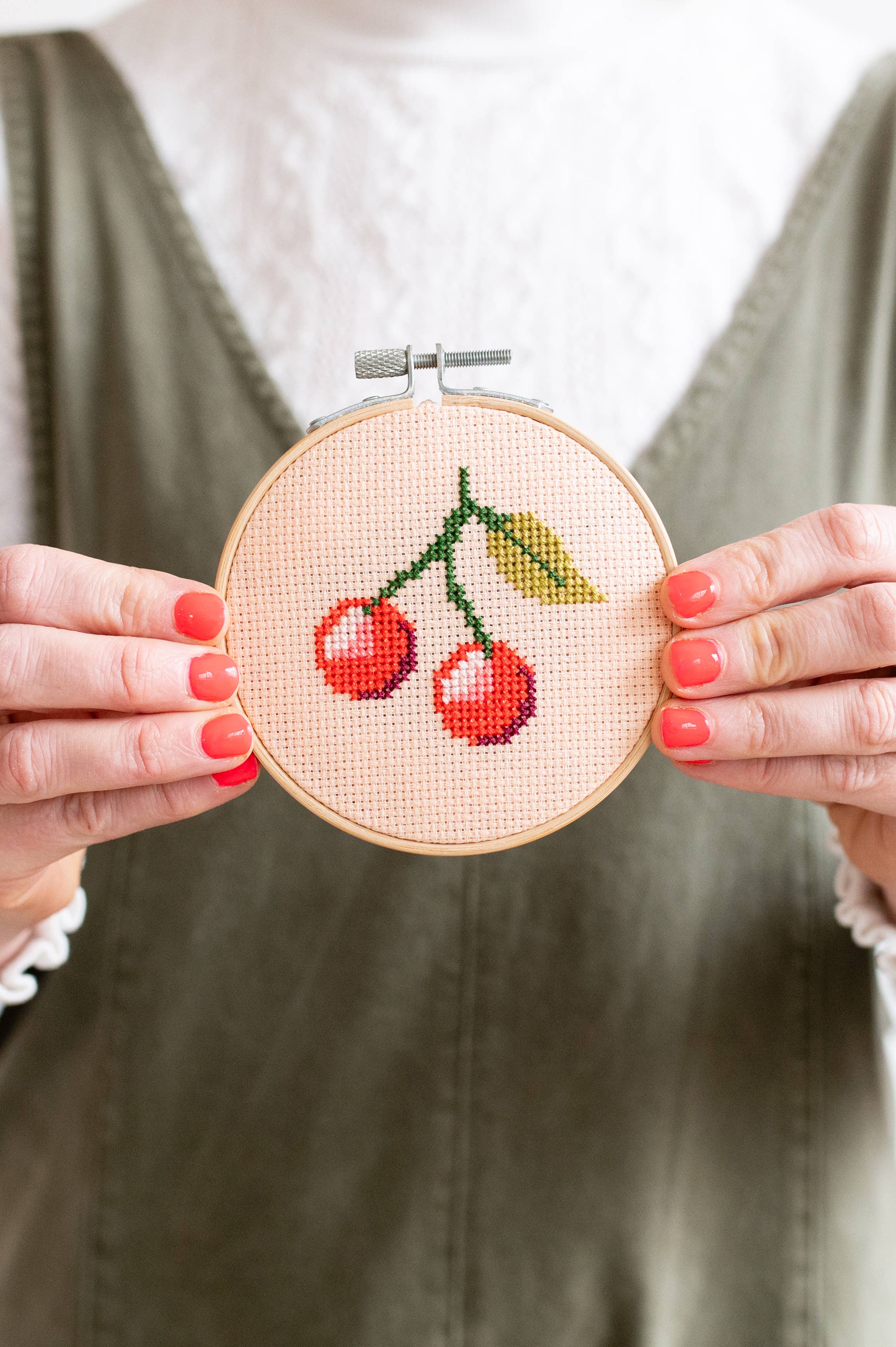 Siuvinėjimo rinkinys. Cherry Cross Stitch Kit