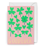 Atvirukas. Good Luck Clover Illustration