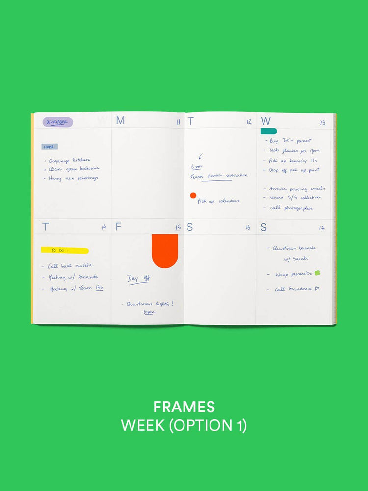 Planuotė. Undated Planner A5 [Lemon]