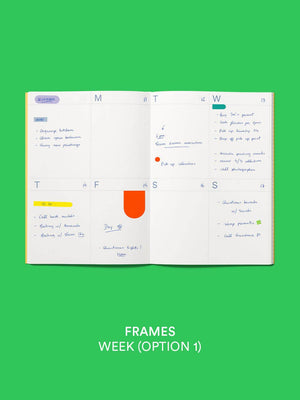 Planuotė. Undated Planner A5 [Lemon]
