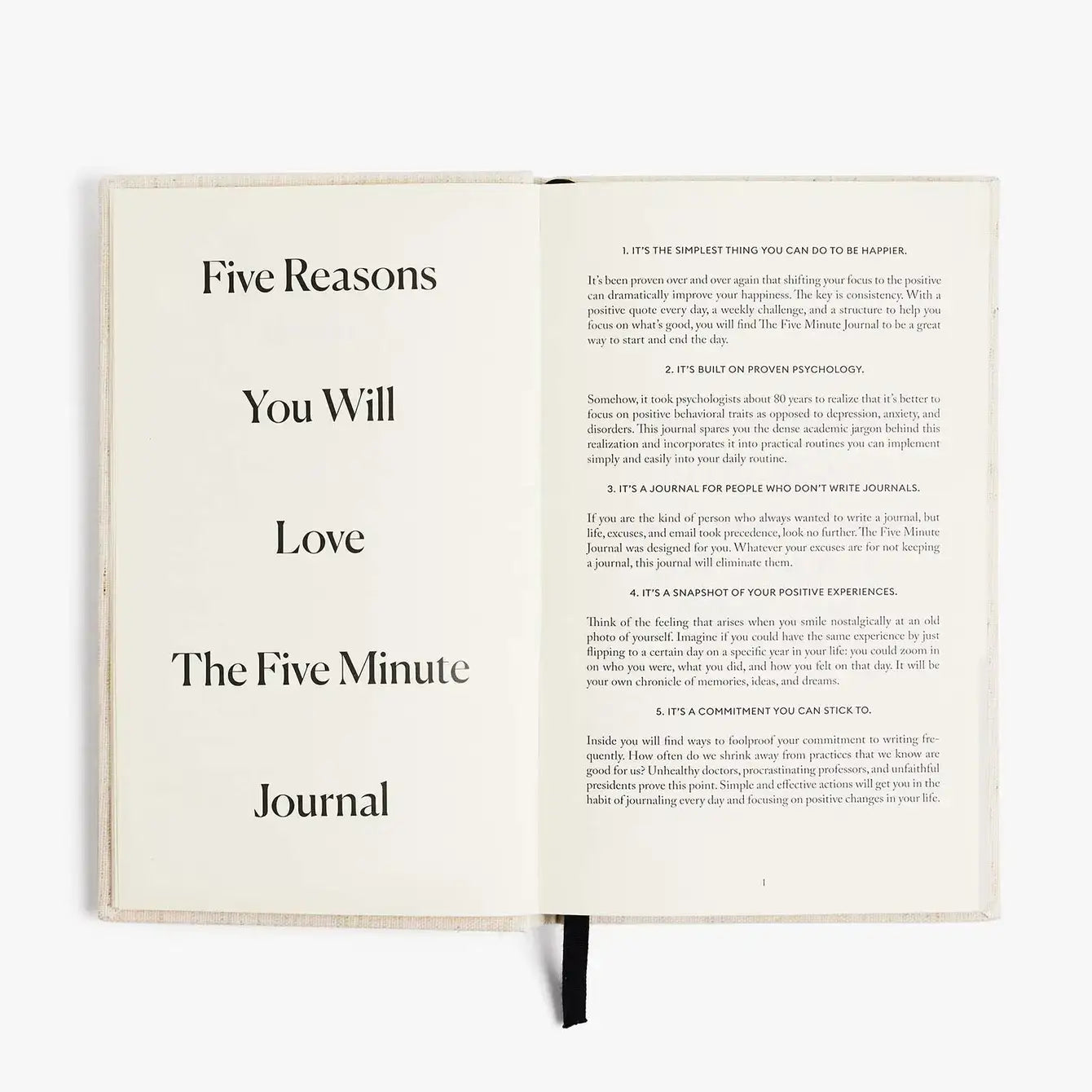 Užduočių knyga. The Five Minute Journal [Blue]