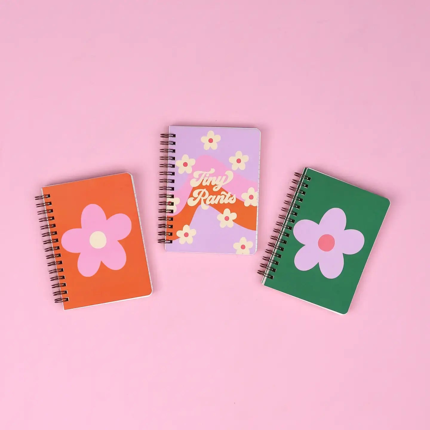 Užrašinė. Daisy Dot Mini Spiral Notebook [Green]