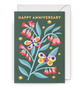 Atvirukas. Happy Anniversary Butterflies