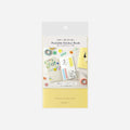 Užrašinės papildymas. Sticker Book with Pocket [Yellow]