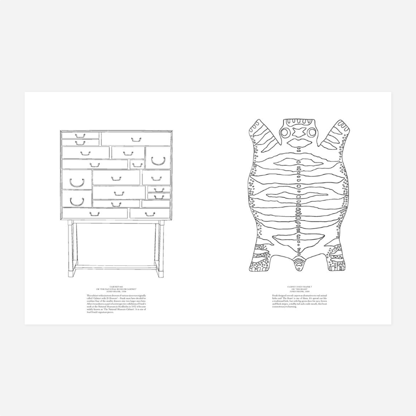 Knyga. Swedish Modern: A Colouring Book of Magical Interiors: Estrid