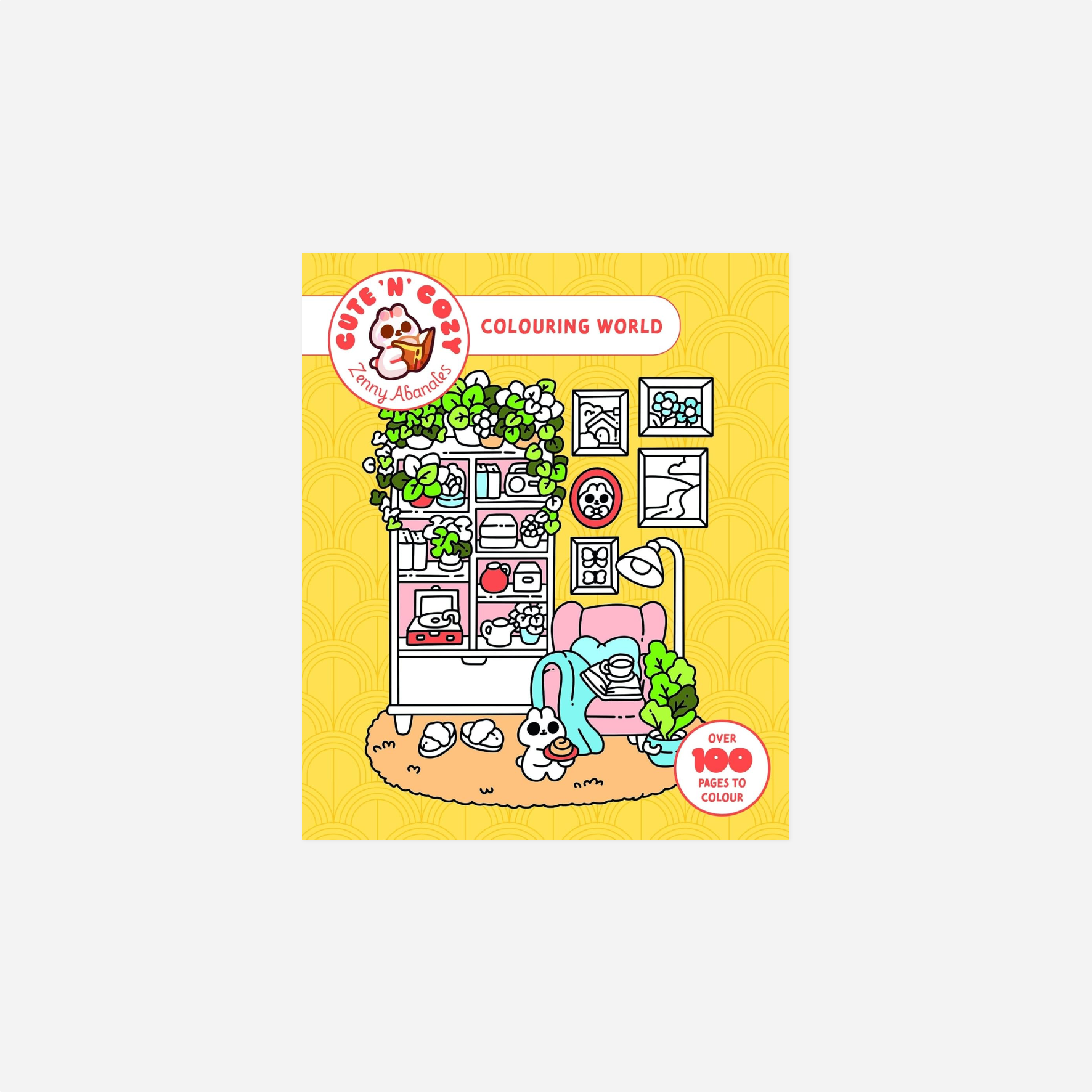 Knyga. Cute'n'Cozy Colouring World