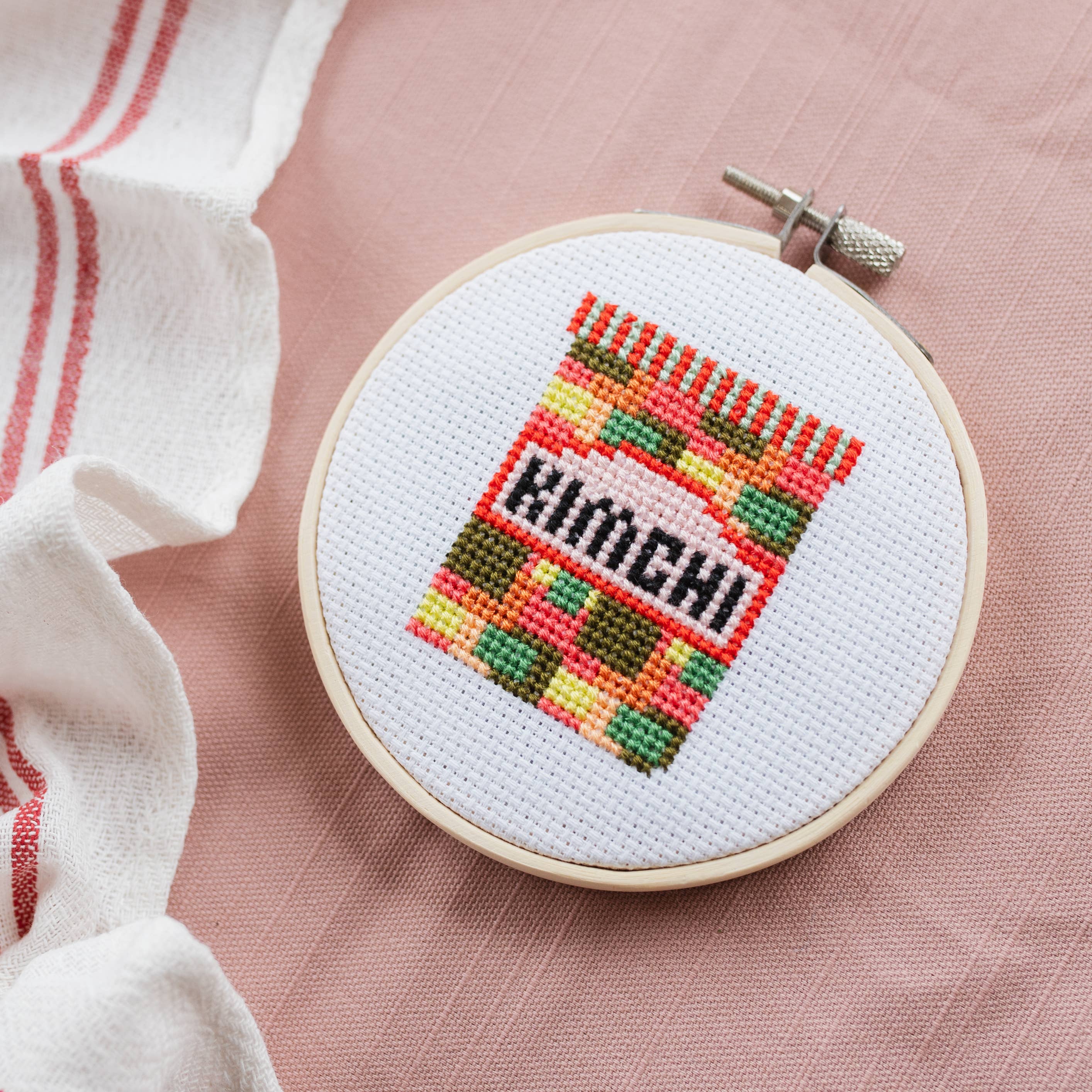Siuvinėjimo rinkinys. Kimchi Cross Stitch Kit