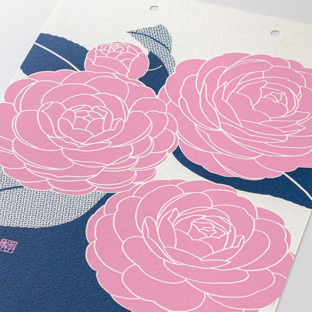 Kalendorius. Wall-Hanging Echizen Washi [L] 2027 [Flower]
