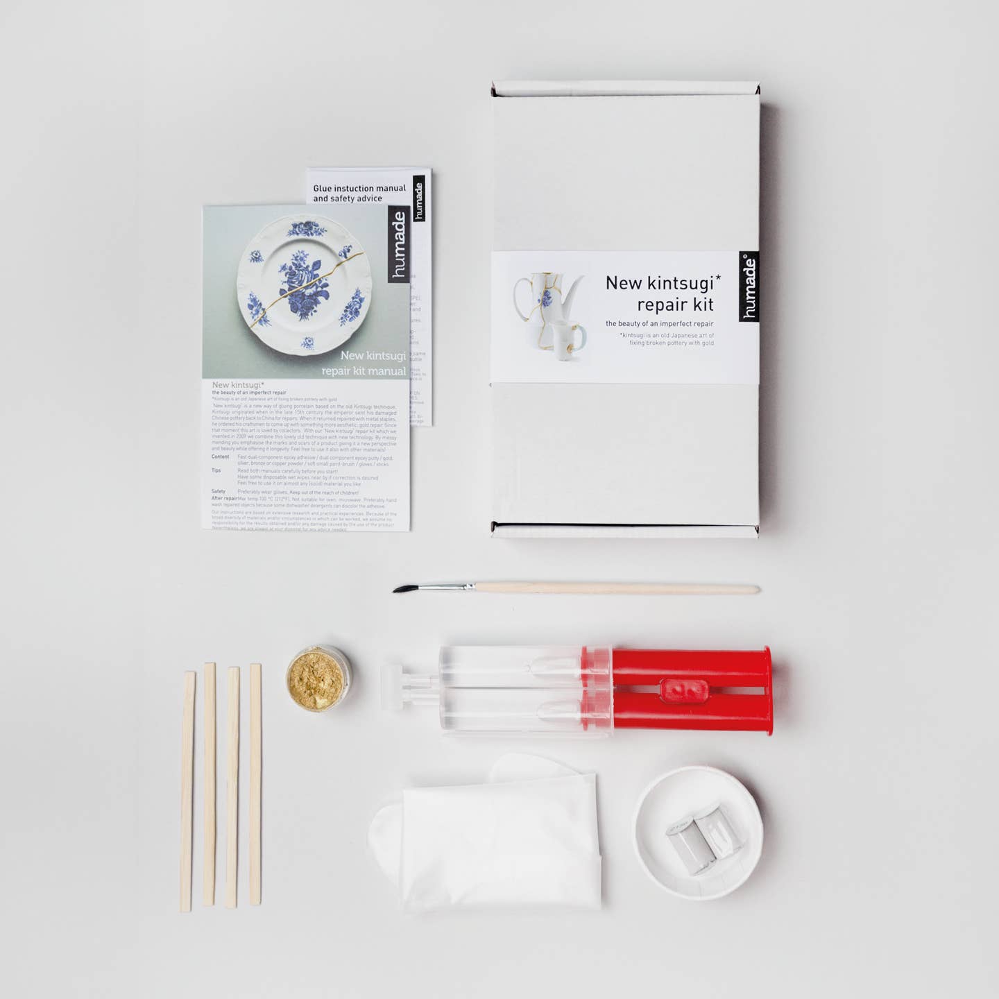 Kintsugi rinkinys. New Kintsugi Repair Kit [Gold]