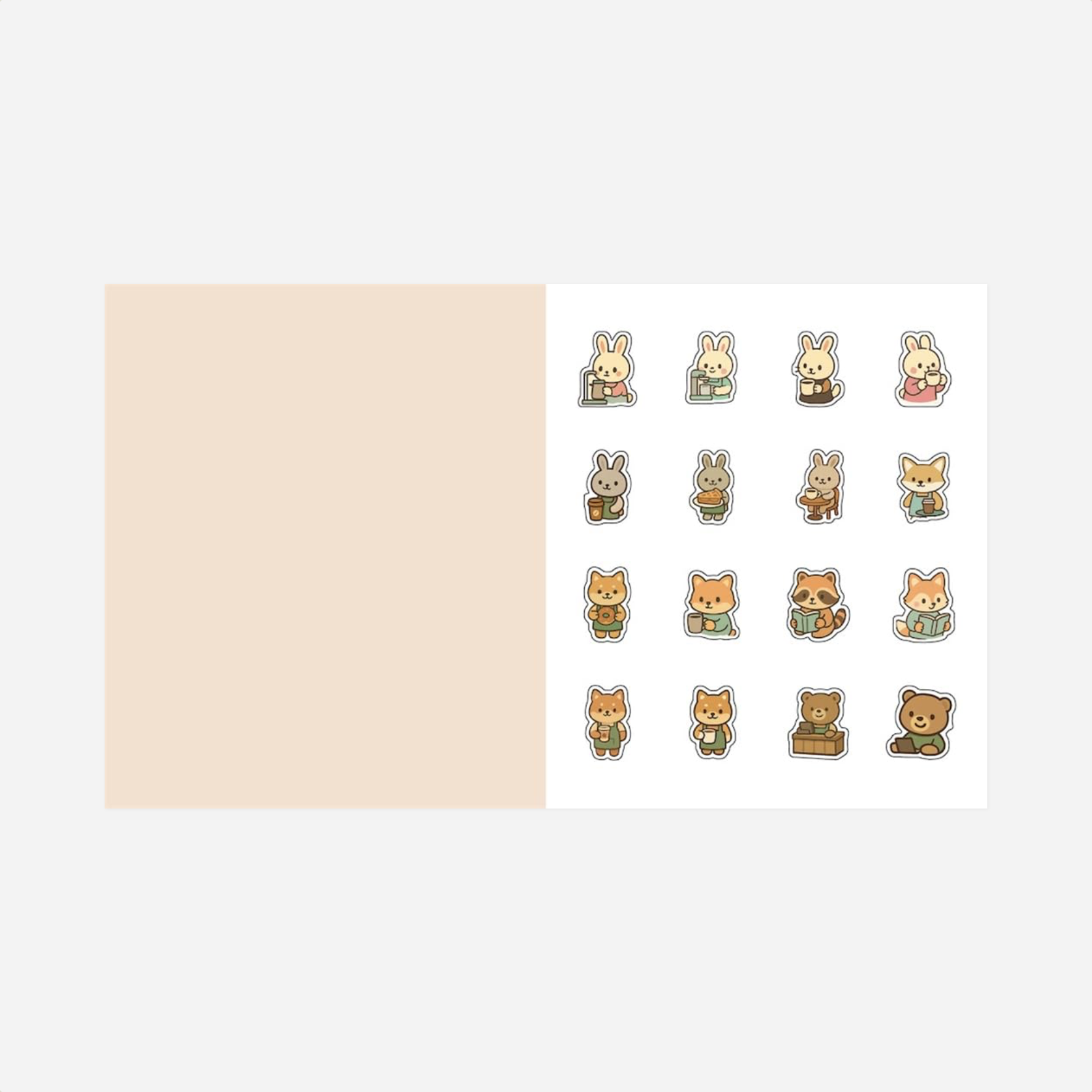 Knyga. Cute'n'Cozy Sticker Therapy [Coffee Shops]