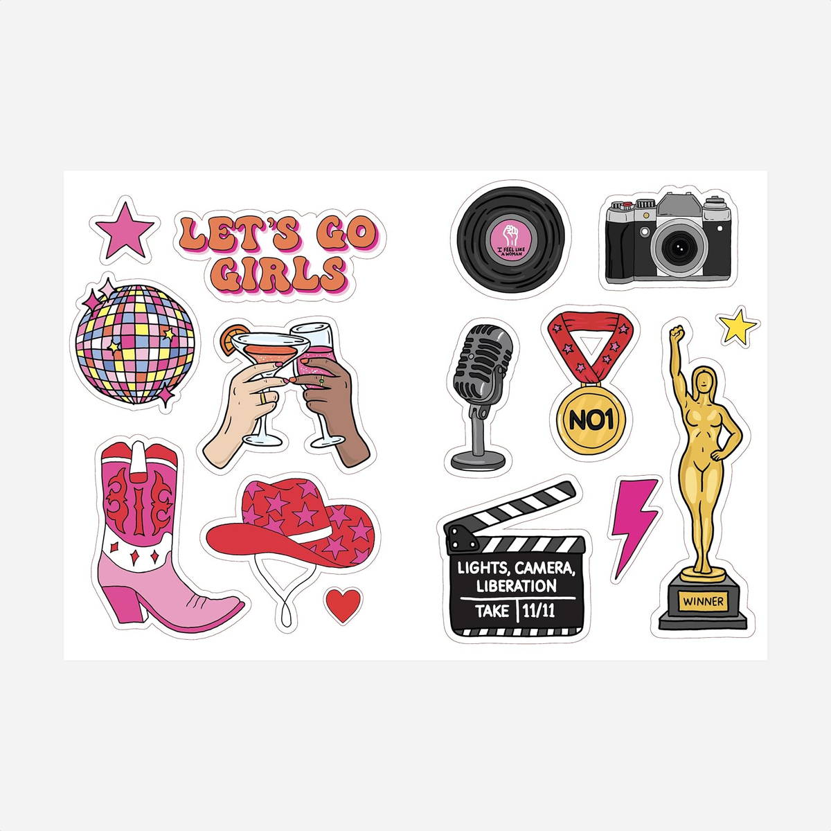 Knyga. Stickers Against the Patriarchy