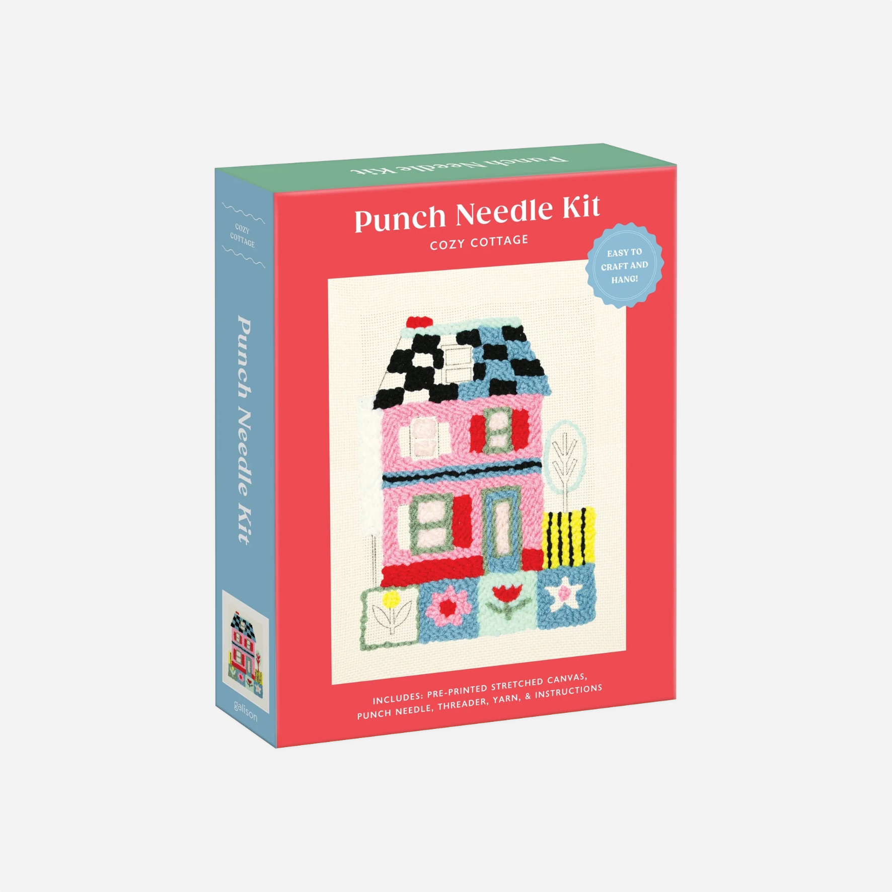 Siuvinėjimo rinkinys. Punch Needle Kit [Cottage]