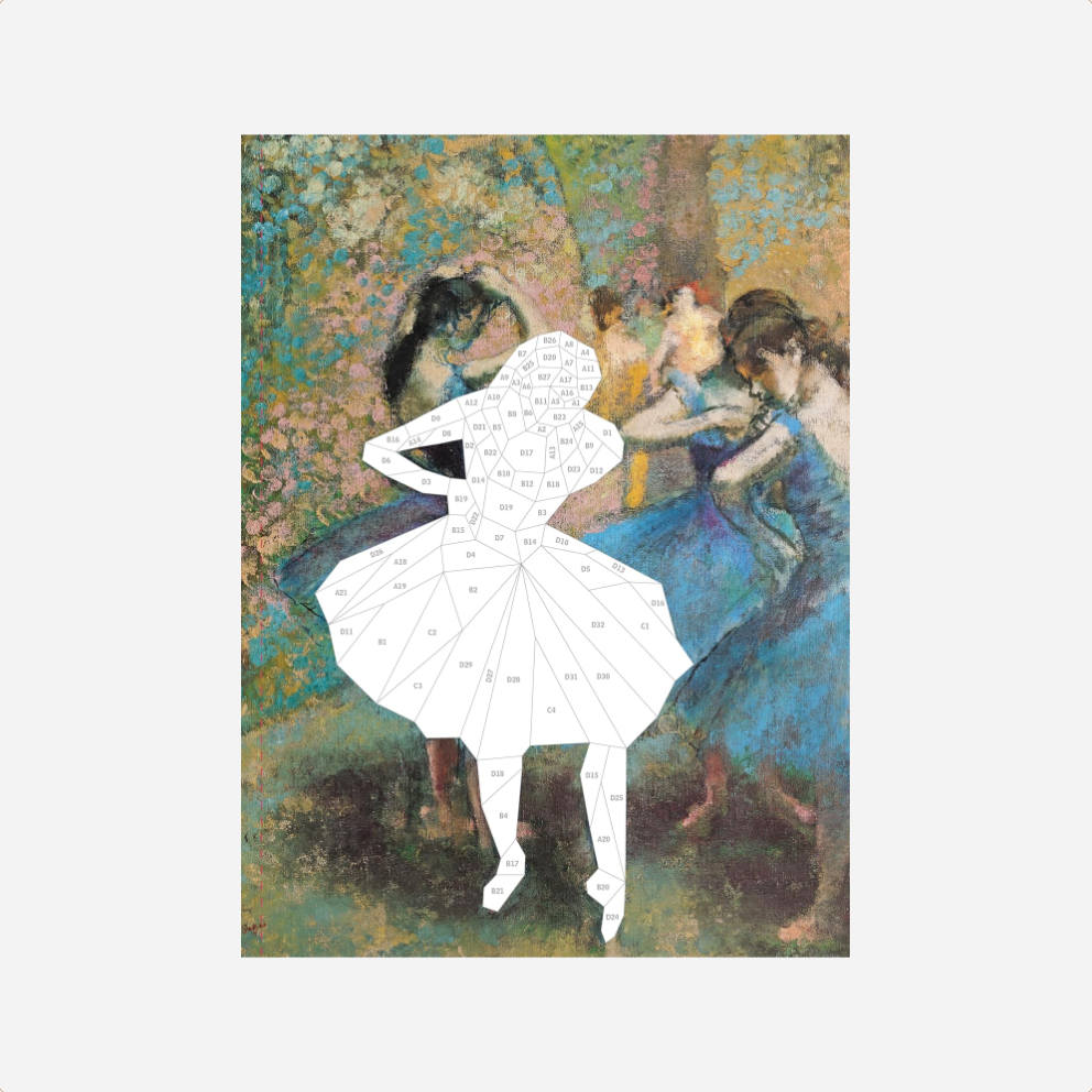 Užduočių knyga. Paint by Sticker Works of Art