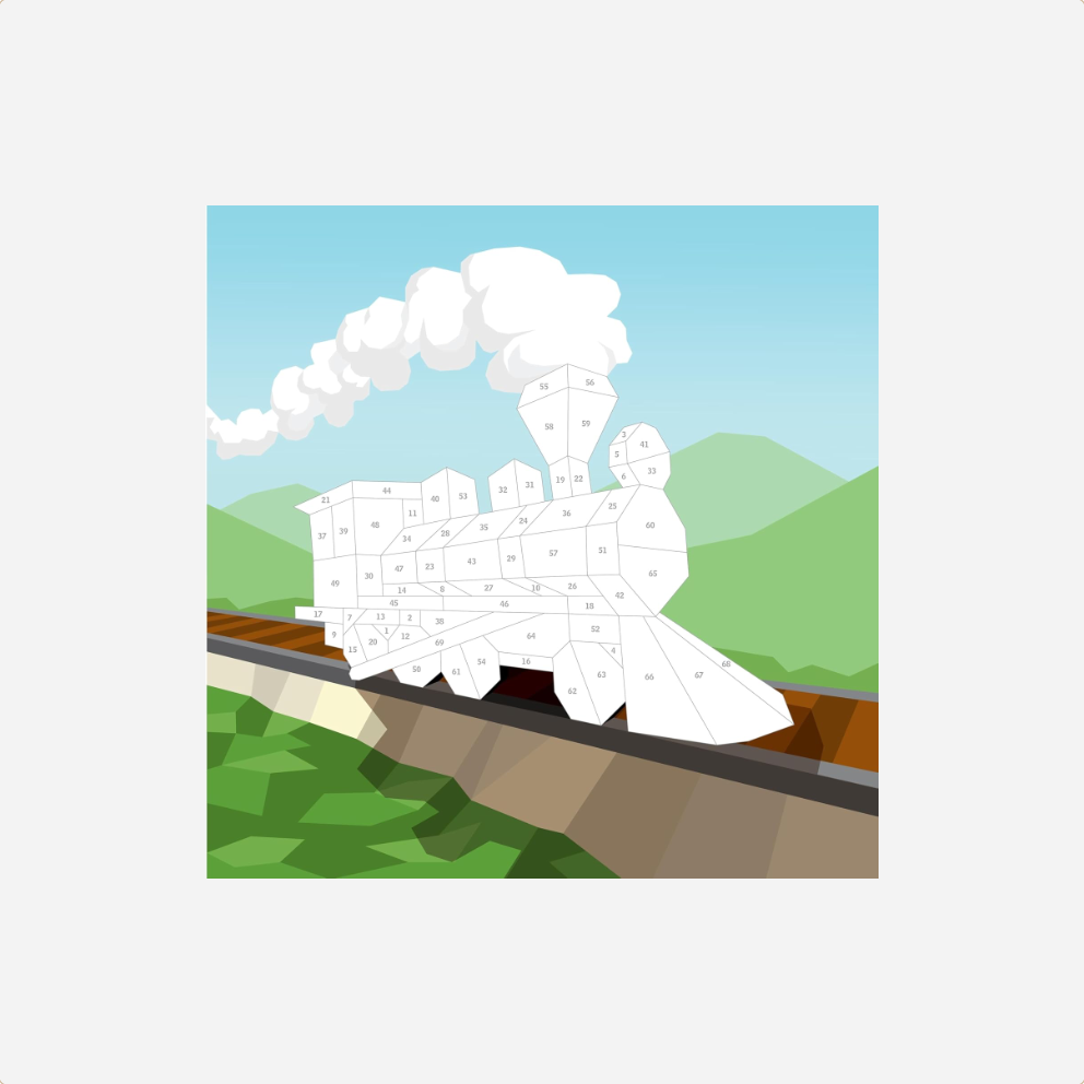 Knyga. Paint by Sticker Kids Trucks, Trains & More