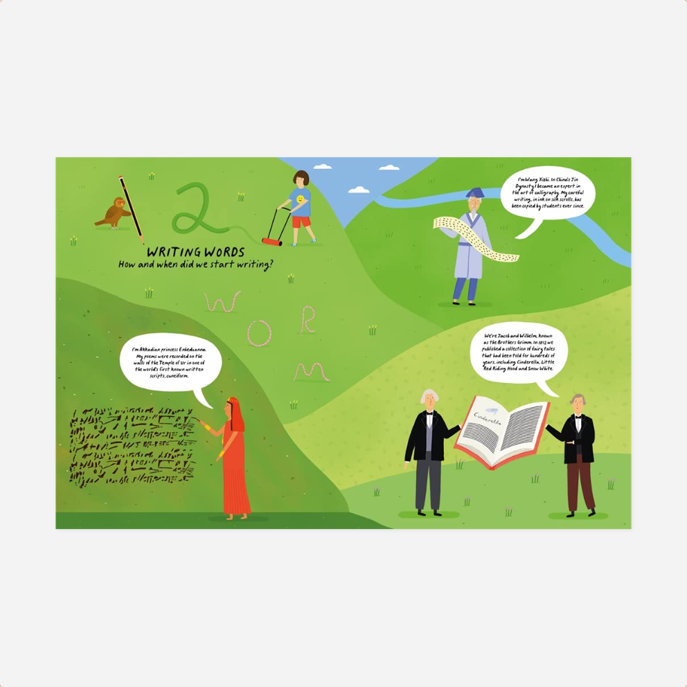 Knyga. A History of Words for Children