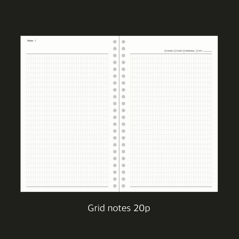Planuotė. Archive Undated Weekly Planner