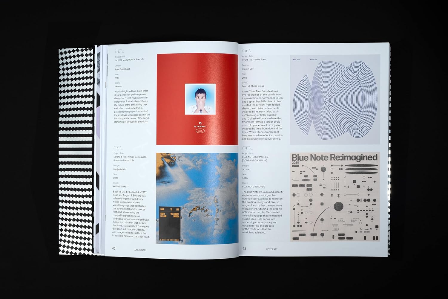 Knyga. Songscapes: Stunning Graphics and Visuals in Music
