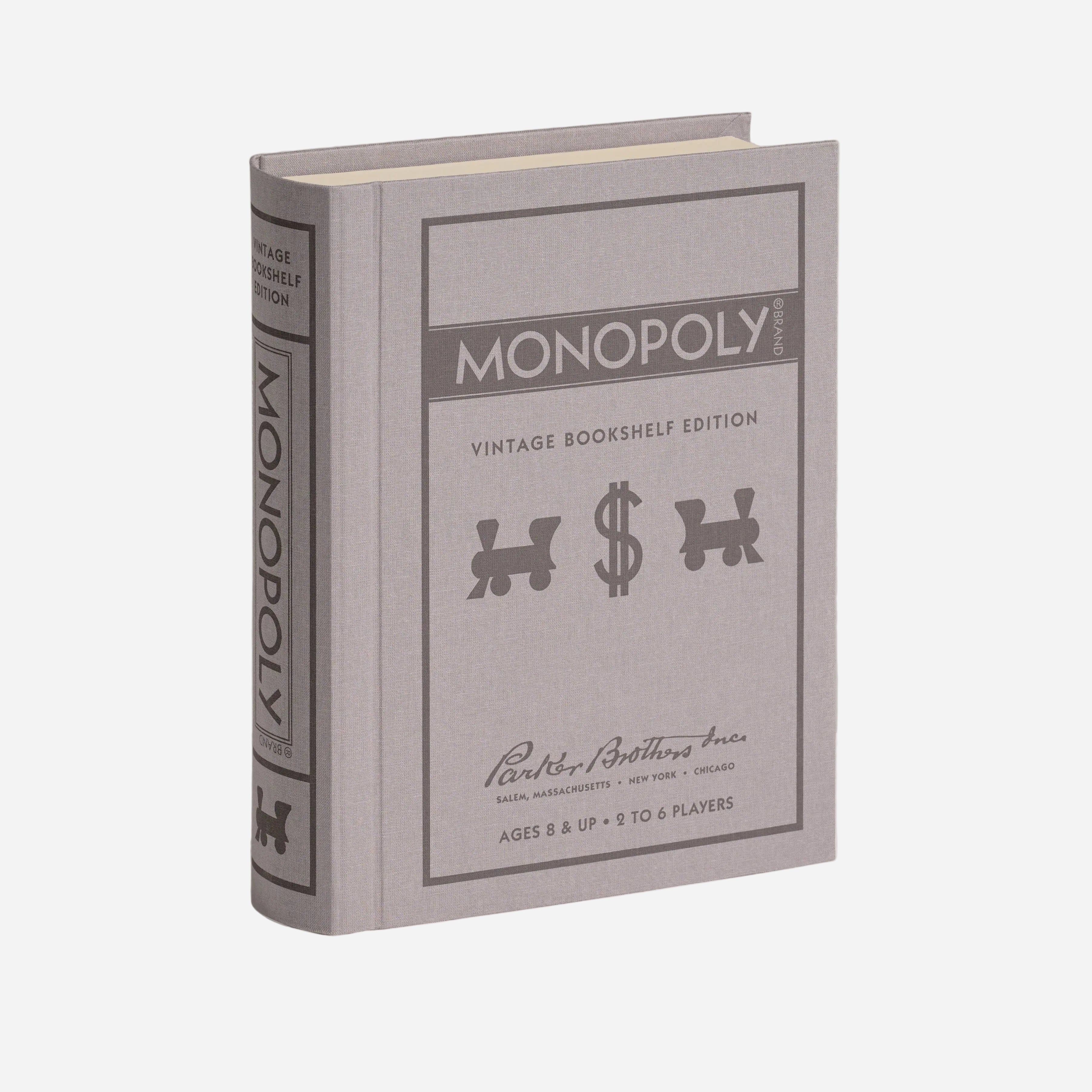 Stalo žaidimas. Monopoly Vintage Bookshelf Edition