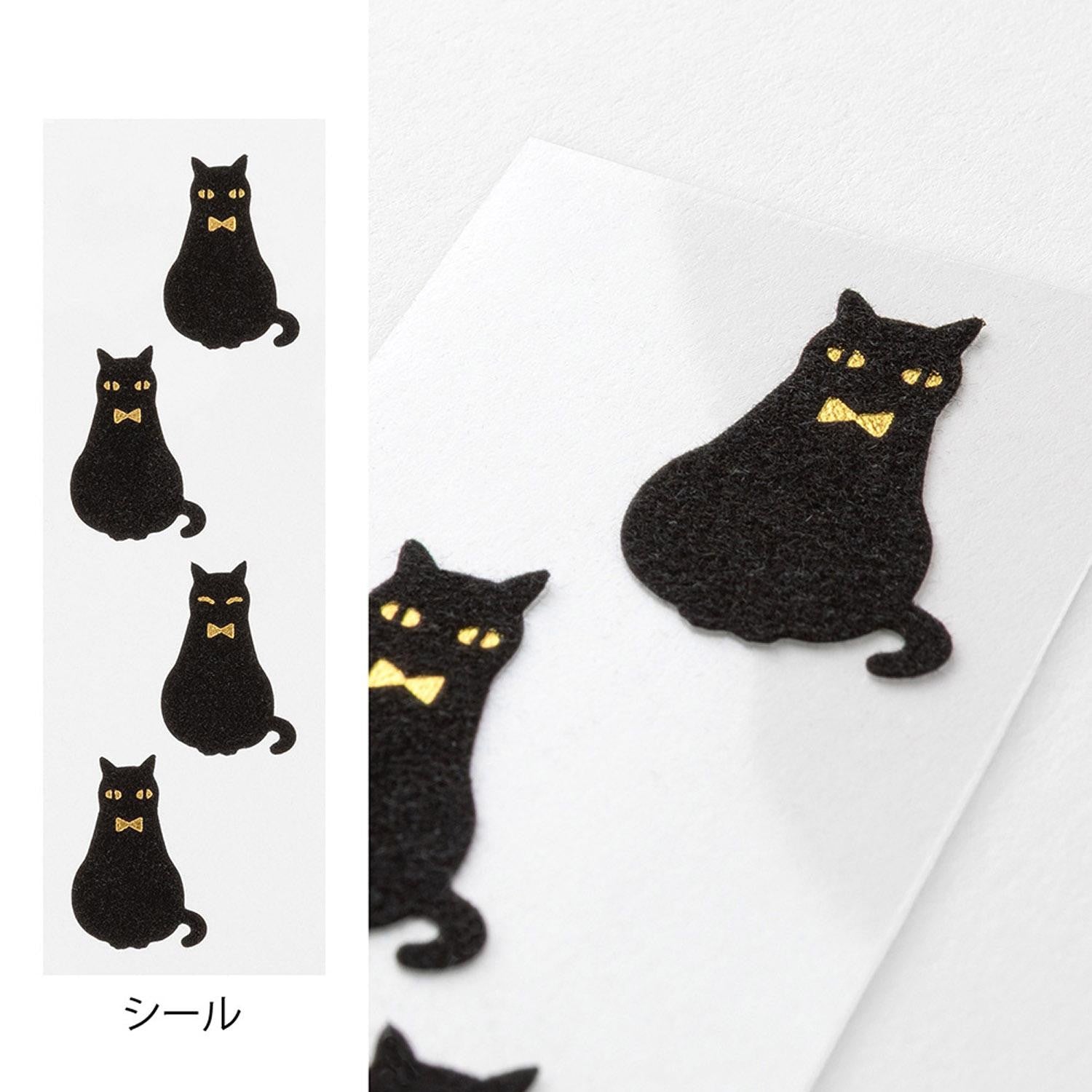 Laiškų rinkinys. Mini Letter Set with Stickers [Black Cat]