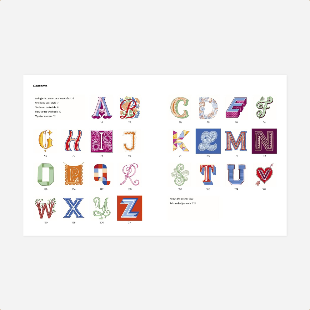 Knyga. Creative Hand Lettering From A to Z