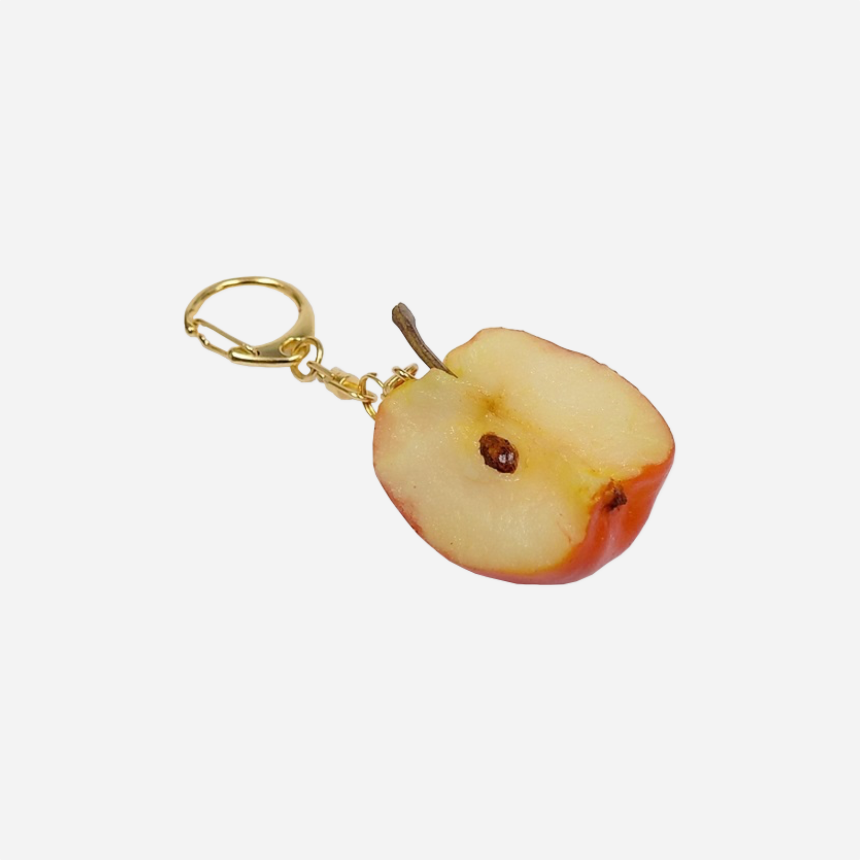 Raktų pakabukas. Half-Eaten Apple Keychain