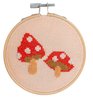 Siuvinėjimo rinkinys. Toadstool Cross Stitch Kit