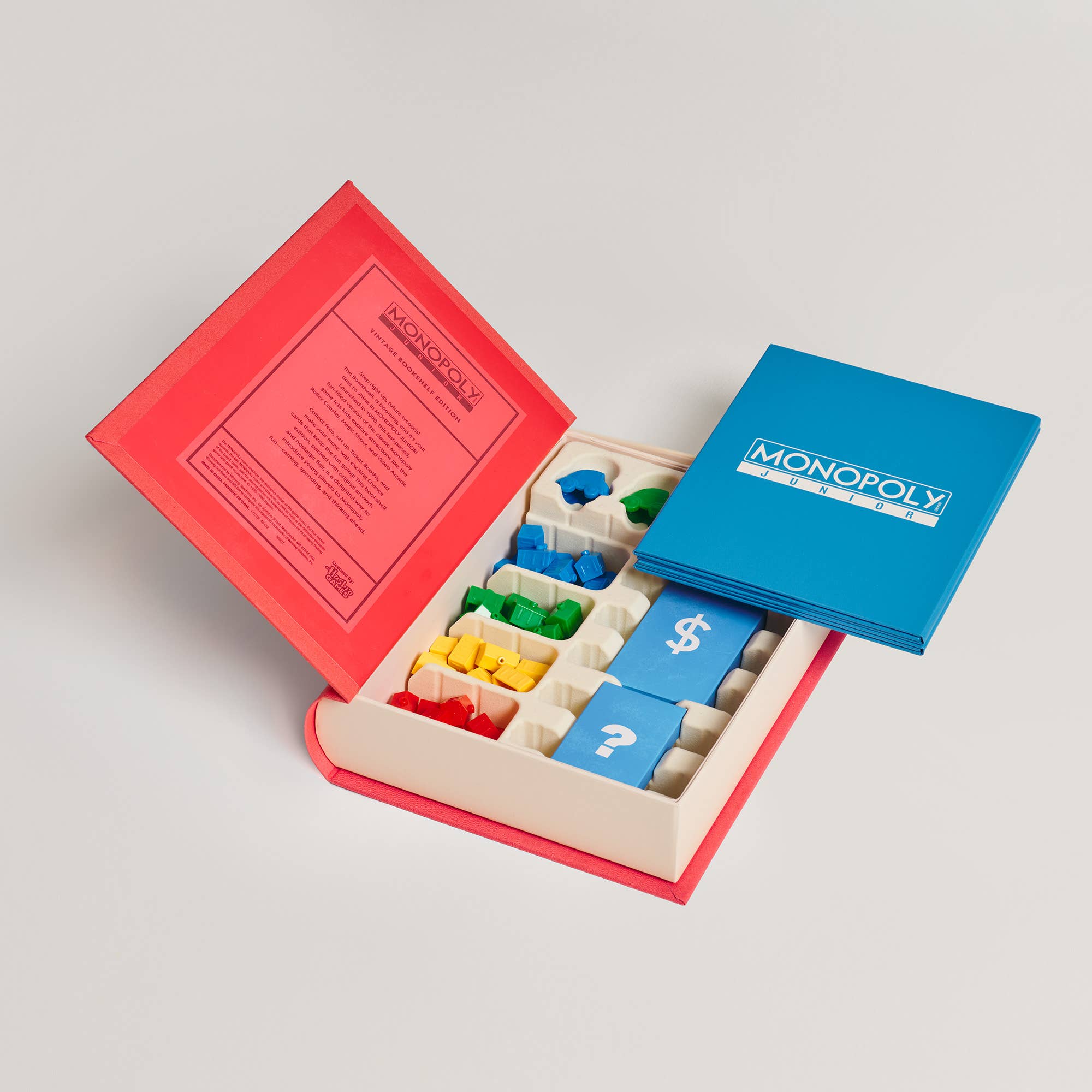 Stalo žaidimas. Monopoly Junior Vintage Bookshelf Edition