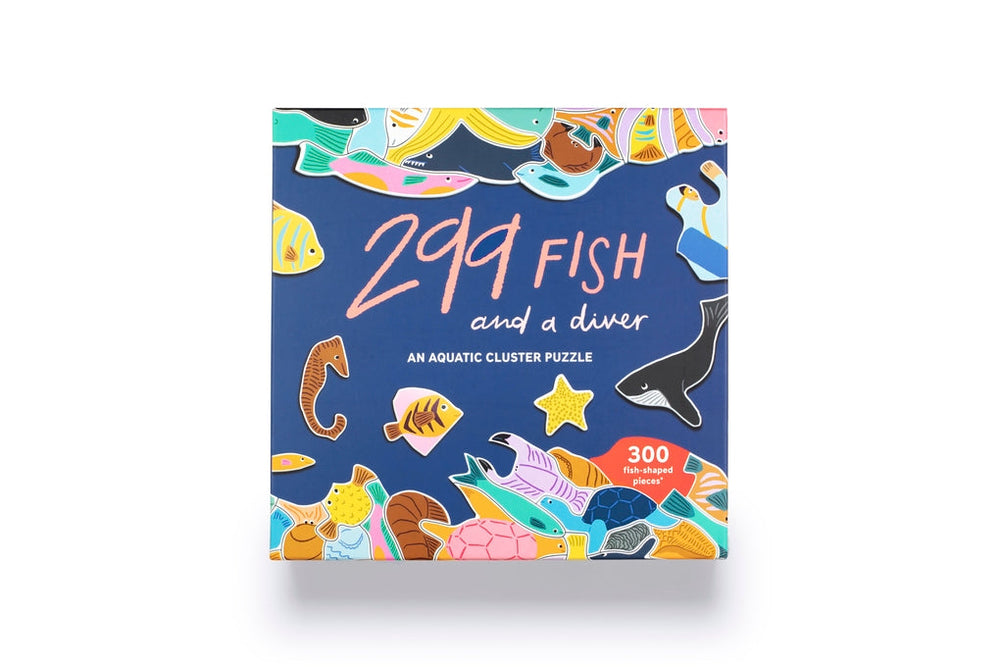 Dėlionė. 299 Fish (and a diver)