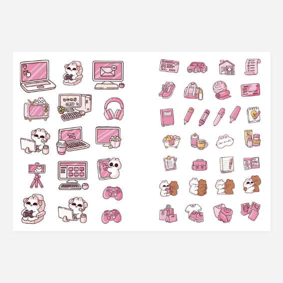 Knyga. Cozy Home: A Cute'n'Cozy Little Sticker Book