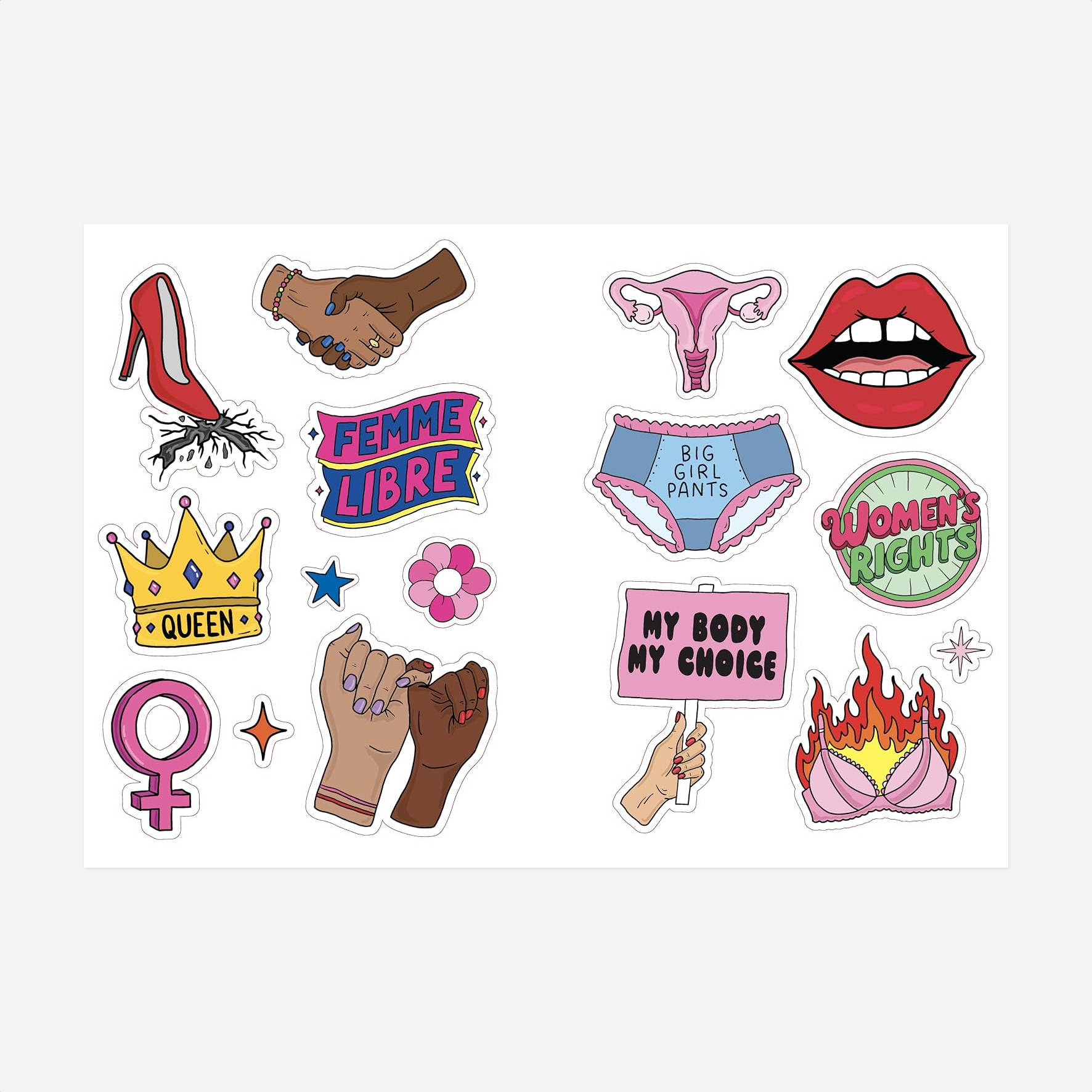 Knyga. Stickers Against the Patriarchy