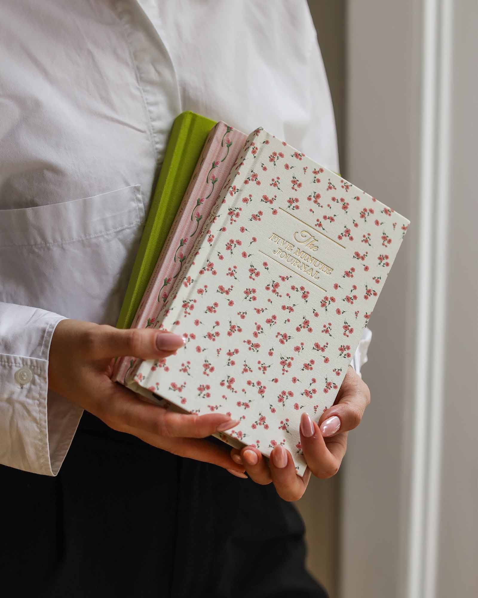 Užduočių knyga. The Five Minute Journal [Ditsy Rose]
