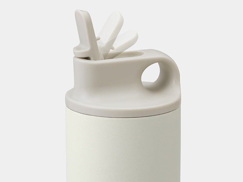 Japoniška plieninė gertuvė. Active Tumbler Sand Beige