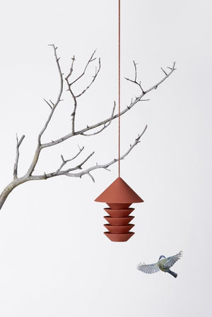 Paukščių lesyklėlė. Bird Silo [Terracotta]