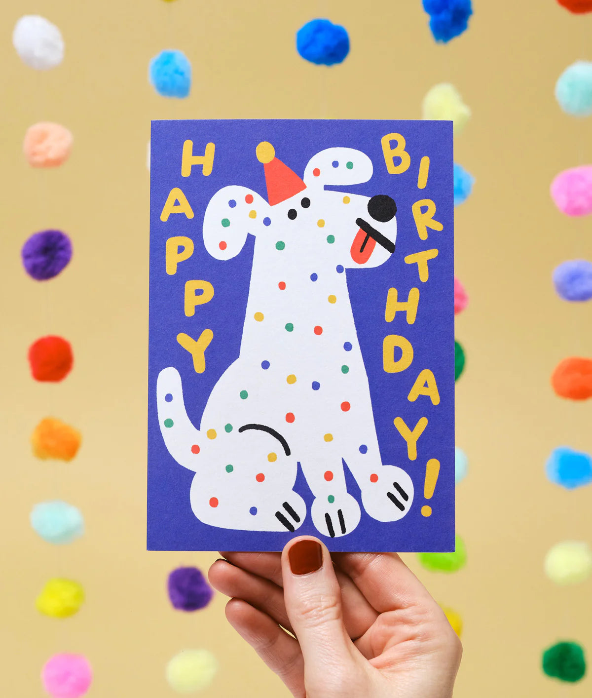 Atvirukas. Happy Birthday Spotty Dog