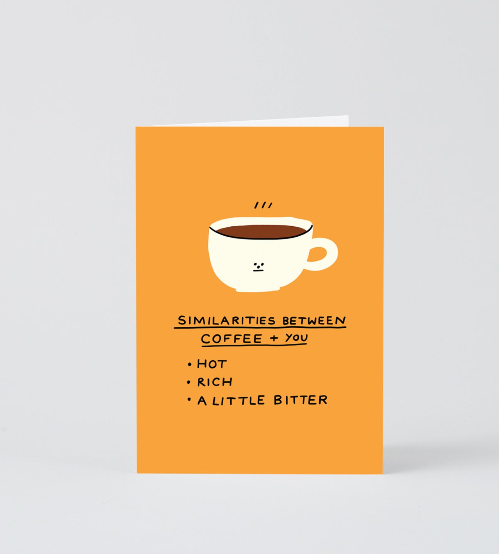 Atvirukas. Coffee Vs You