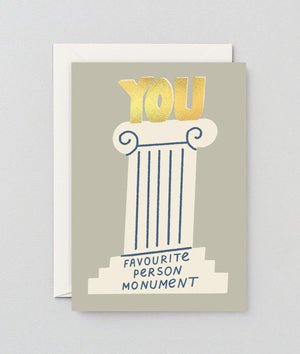 Atvirukas. Favourite Person Monument