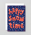Atvirukas. Happy Snow Time
