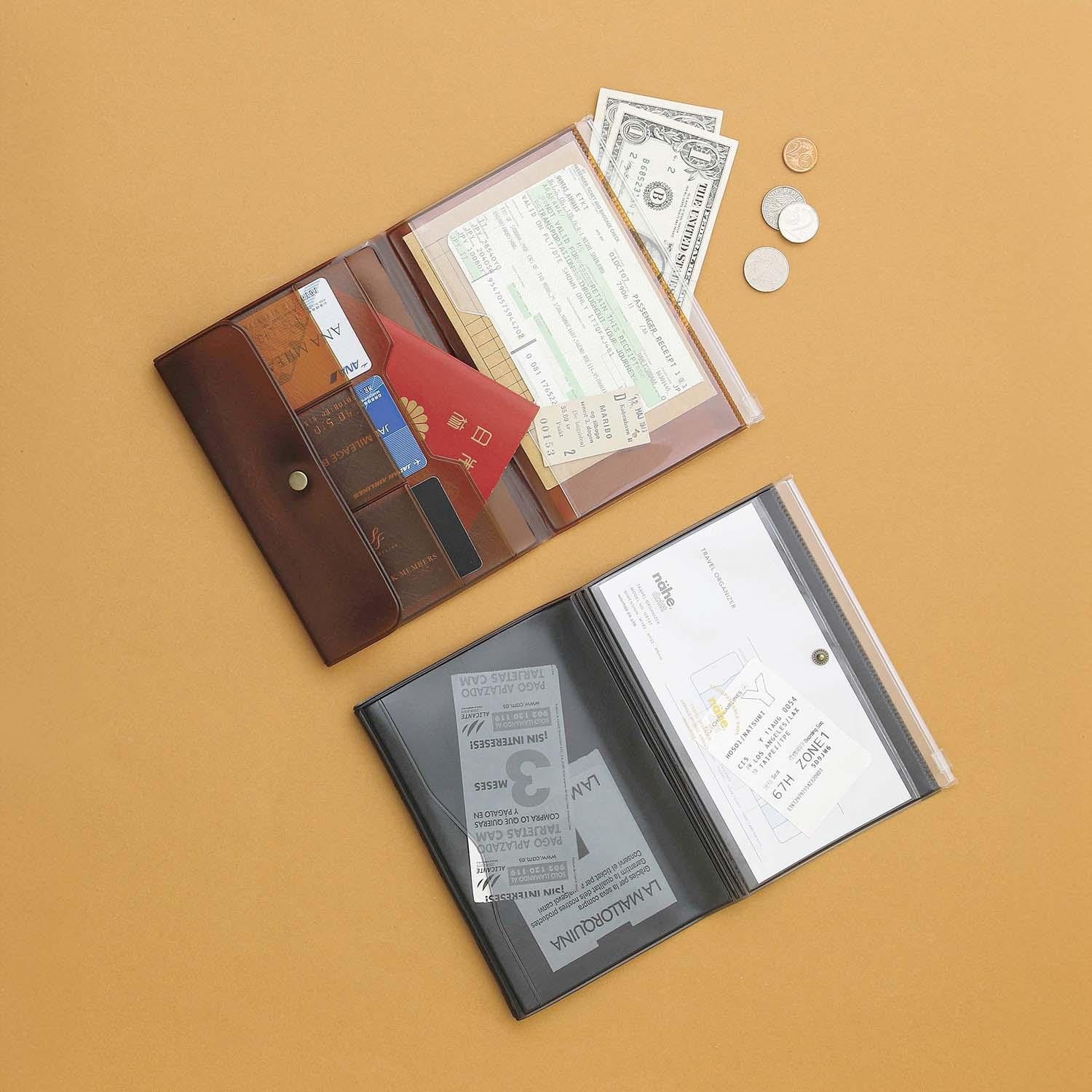 Dėklas. Travel Organizer [Clear Brown]