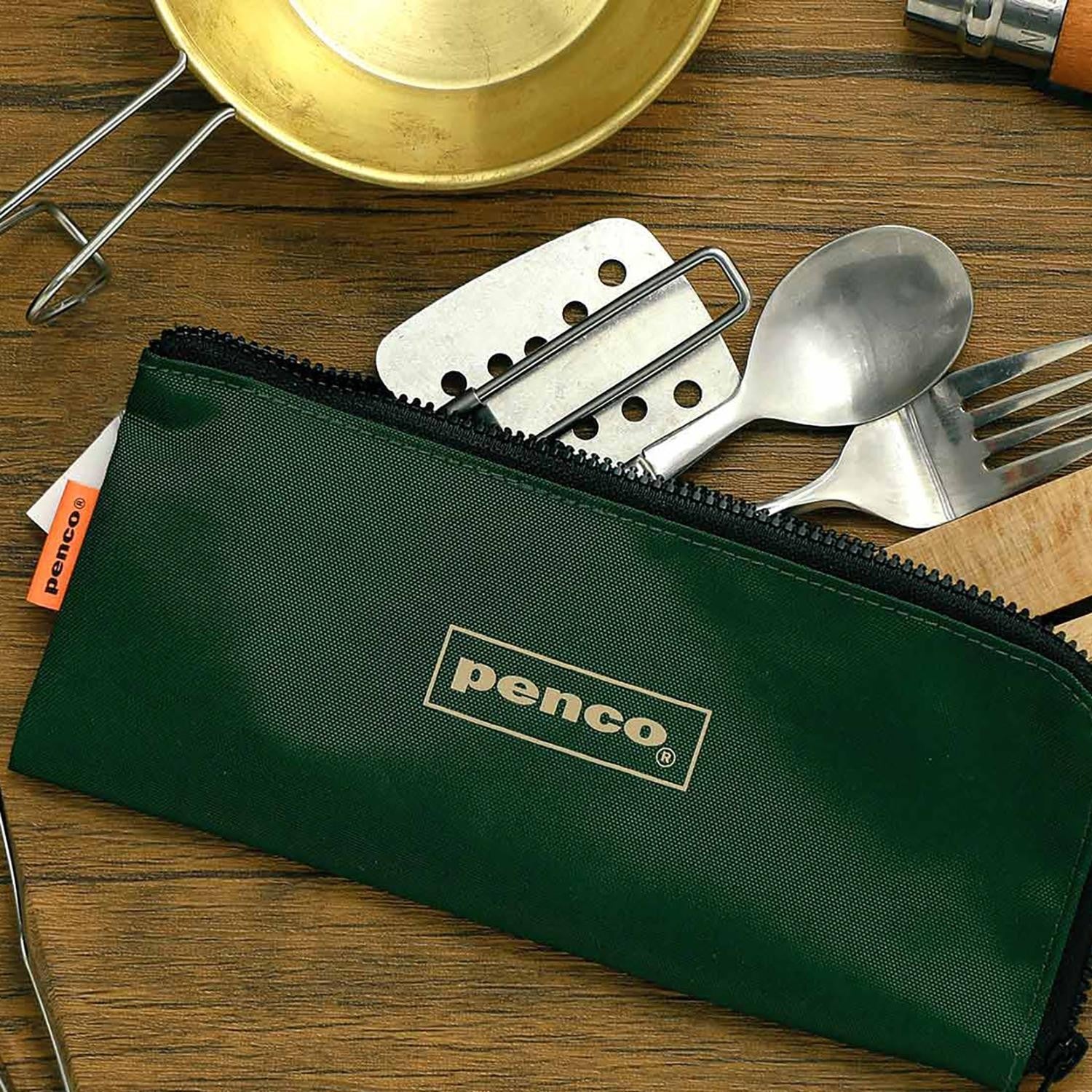 Dėklas. Flat Pen Case [Dark Green]