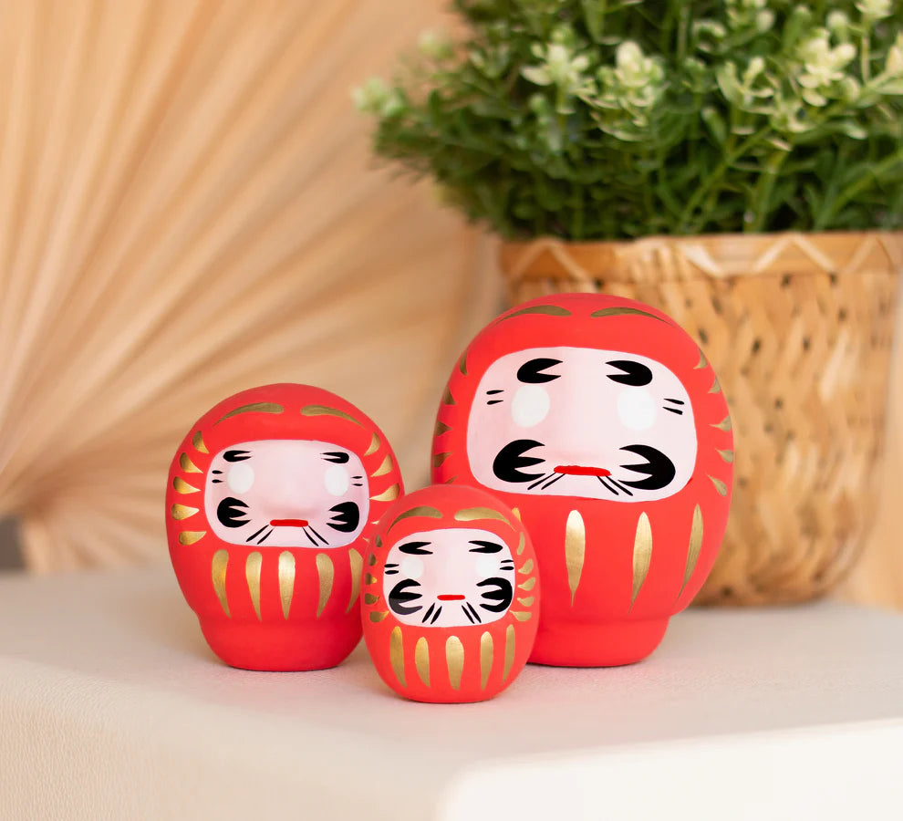 Daruma Doll. Medium [Red]