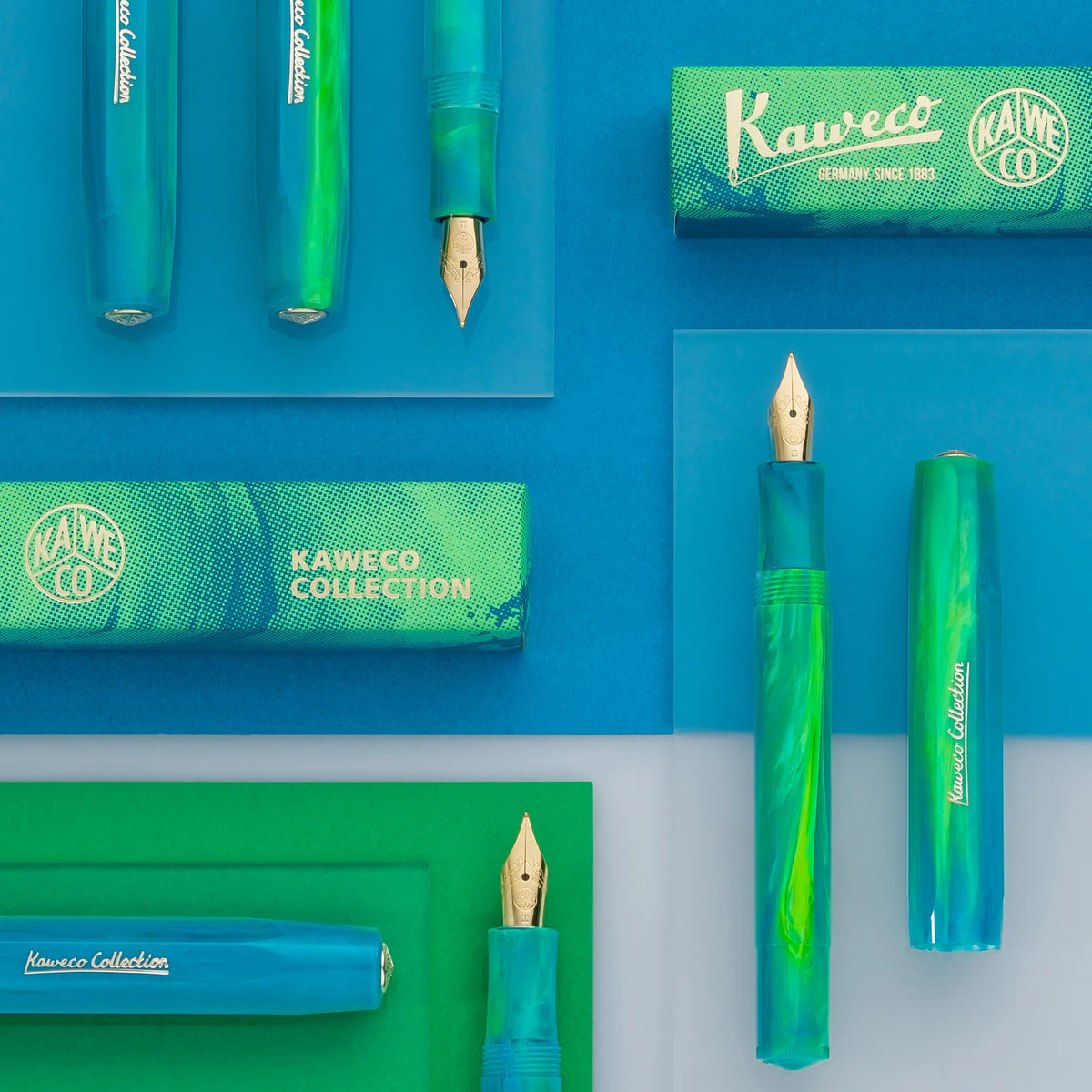 Parkeris. COLLECTION Fountain Pen [Marble Ocean]