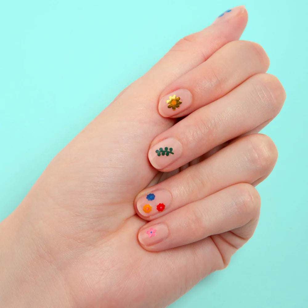 Nagų lipdukai. Nail Art Flower