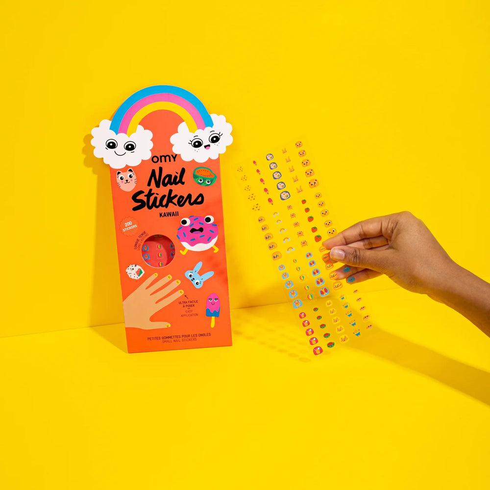 Nagų lipdukai. Kawaii